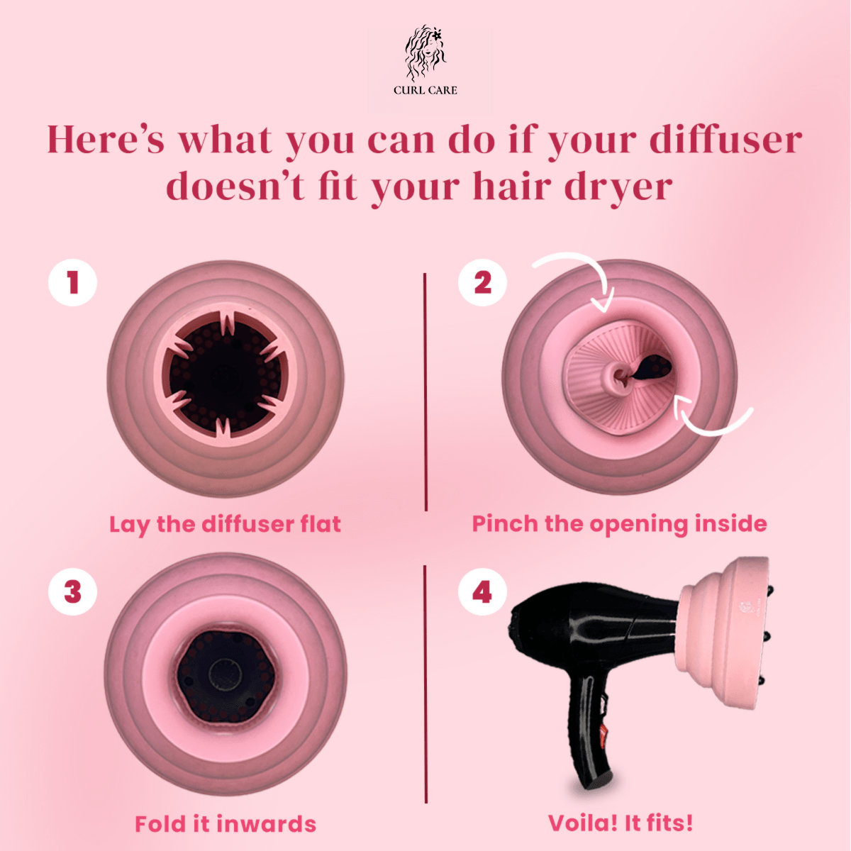 Styling Combo (Curl Cream + Diffuser) - Curl Care